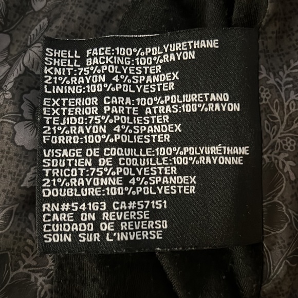 GUESS Faux Leather Jacket Sz M - Picture 11 of 14